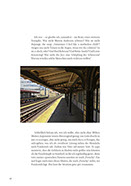 Seite aus dem Vorwort von Rodrigo de Zayas mit einem Bild von einem Bahnsteig